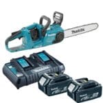 Makita DUC353Z 2x 18V mit 2x 5Ah Akku + 2x DC18RC – Bild 2